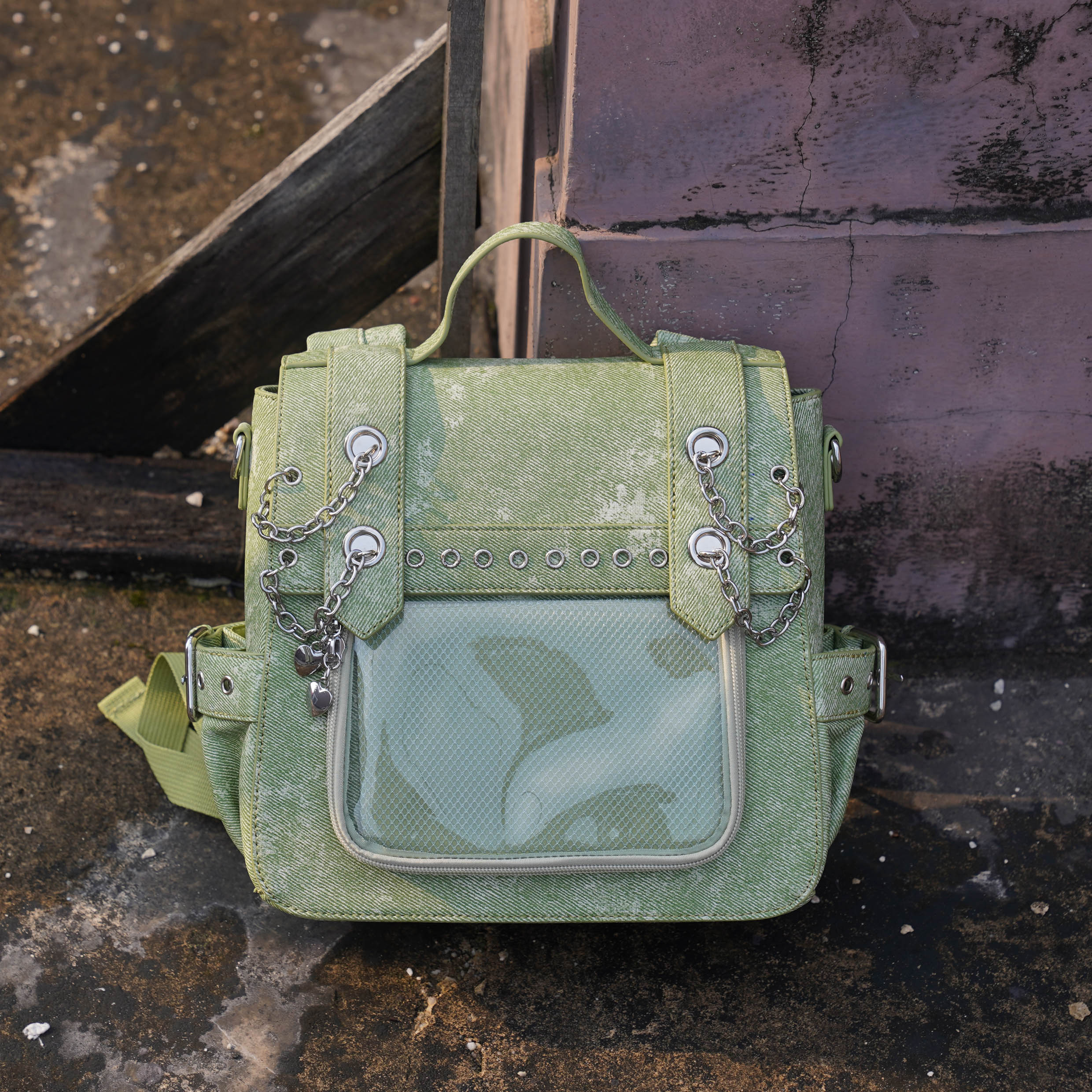 Morning Glory Chain Ita Backpack, Convertible 3-Way